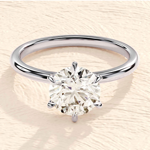 Anillo de Compromiso MaiYi de 6 Puntas, Plata 925/Oro Sólido de 14k, Anillo Solitario de Moissanita de 3 Quilates para Boda - Product Image 2