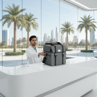 Boîte de transport isotherme NERA H Series pour chaîne du froid des vaccins, modèle 2-8 ° Poignée ergonomique et sangle d'épaule C Stability pour usage hospitalier