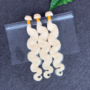 Blonde Straight & Body Wave 100% Virgin <b>Human</b> Hair Bundles Brazilian <b>Human</b> Hair Weft Bundles Weave Extensions For Black Women - Product Image 4