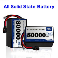 Tüm Lipo Katı Hal 80000mAh Yüksek Enerji Yoğunluklu 6S 23.7V 300wh/kg Ağır Yük Taşıyan İHA İnsansız Hava Aracı için Drone Pili