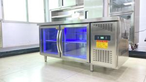 Réfrigérateur commercial <span class=keywords><strong>de</strong></span> haute qualité réfrigérateur appareils <span class=keywords><strong>de</strong></span> cuisine sous le comptoir réfrigérateur porte en verre Table <span class=keywords><strong>de</strong></span> conservation - Product Image 3