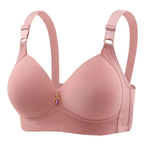Sujetadores de mujer sin aros al por mayor, ligeros, de talla grande, con escote en V profundo, ajustables y sin marcas, para otoño e invierno. - Product Image 5