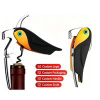 Accessoire à vin en forme d'animal, tire-bouchon en forme de perroquet, ouvre-bouteille multifonction, ouvre-bouteille personnalisé en gros