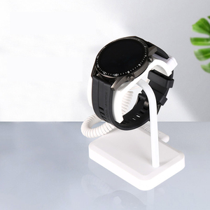 Support d'affichage rotatif Antilost de magasin de détail blanc Offre Spéciale support de montre intelligente avec alarme et télécommande - Product Image 1