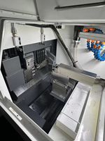 Mesin Bubut CNC Horizontal 3 Sumbu Spindle Tunggal Teknologi Jepang, Mesin Bubut Logam CNC Tugas Sedang