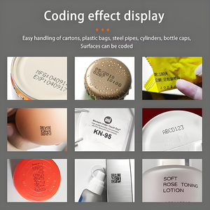 Nueva Mini impresora de inyección de tinta portátil de 12,7mm, máquina de codificación de lotes portátil para impresión de latas de botellas con nuevo Motor Manual - Product Image 2