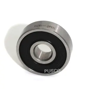 PUSCO 626 6x19x 6mm js62619ネジ付きベアリングシャフトローラーボールベアリングローラーガイドベアリングボルト付き420ステンレス鋼