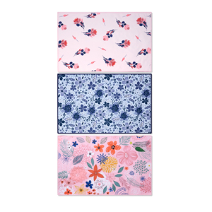 ผ้าขนหนูไมโครไฟเบอร์ดูดซับ<span class=keywords><strong>ชา</strong></span>ผลไม้ผ้าแห้งเร็วสี่แพ็คพิมพ์ดิจิตอลลาย<span class=keywords><strong>ดอกไม้</strong></span>ตามสั่ง - Product Image 5