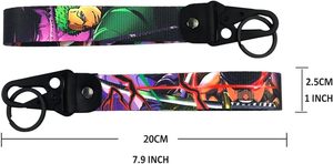 Factory Custom Made Nylon Heat Transfer Printed Logo Lanyard Pantone Color Customization Durable Adjustable for Promotional Use - Product Image 5