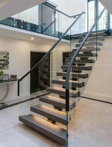 Prima escalera metal aluminio flotante <span class=keywords><strong>cemento</strong></span> molde hierro <span class=keywords><strong>exterior</strong></span> curvado personalizado escalera - Product Image 4