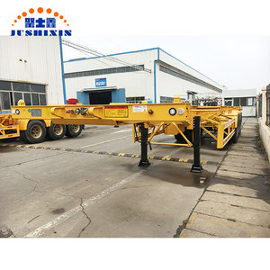 2018 Semi remolque 2/<span class=keywords><strong>3</strong></span> eje esqueleto 20ft envío remolque contenedor - Product Image 3