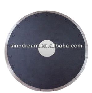 Lame de scie diamantée continue de <span class=keywords><strong>180</strong></span> <span class=keywords><strong>mm</strong></span> pour la coupe de verre humide <span class=keywords><strong>Disque</strong></span> de coupe circulaire à processus de presse à chaud - Product Image 3