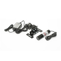 Ligne laser invisible vert longue distance, verte 520nm 532nm avec adaptateur de prise et support