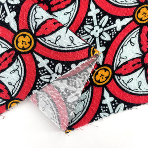 Tissu personnalisé en rayonne georgette tissée Dobby à motif géométrique, écologique, pour vêtements de maison, costumes, jouets, garçons et filles - Product Image 1