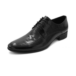 Zapatos de Vestir de Cuero con Punta en Pico para Hombre, Cierre de un Toque, Estilo Juvenil para Oficina y Eventos Formales 3810 - Product Image 3