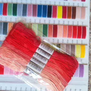<span class=keywords><strong>Fil</strong></span> à broder en coton écologique DIY de 800 cm, vente en gros directe d'usine, <span class=keywords><strong>pas</strong></span> <span class=keywords><strong>cher</strong></span>, en 447 couleurs pour le point de croix et la broderie - Product Image 3