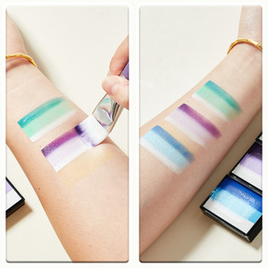 Peinture corporelle à base d'eau, lavable, pour le visage et le corps, bande arc-en-ciel, pigment assorti aux couleurs, ensemble de 7 couleurs, séchage rapide, Cosplay pour enfants, 50g - Product Image 2