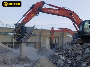 Broyeur à godets pour excavatrice de 18 à 30 tonnes, homologué CE, qualité industrielle, accessoire de broyage de pierres pour excavatrice - Product Image 1