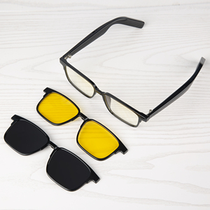 Gafas inteligentes Sistema de altavoces de oreja abierta Altavoces con tecnología de asistente inteligente Respuesta de llamadas manos libres + dos pares de lentes - Product Image 5