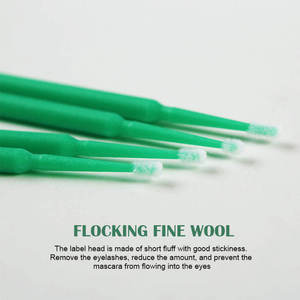 100pcs Disposable Mini Cotton Swab <b>Micro</b> Brushes Lash Spoolie Applicators Beauty Tool - Product Image 3