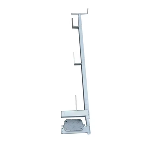Poteau de sécurité réglable pour garde-corps de parapet à visser pour la construction - Product Image 1