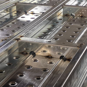 Planche de marche en métal galvanisé à chaud utilisée pour les échafaudages mobiles Ringlock - Product Image 6