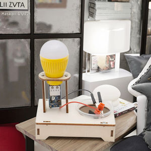 ชุดของเล่น STEM ประกอบเองจากไม้ พิมพ์โลโก้ตามสั่ง สำหรับการเรียนการสอนในโรงเรียน ชุด DIY สำหรับเด็ก - Product Image 1