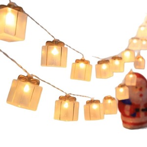 Đèn dây trang trí Giáng sinh hình trái tim cho bé gái trong hộp quà tặng, đèn <span class=keywords><strong>LED</strong></span> chống nước, trang trí cây thông Noel, đèn ngủ, trang trí cửa sổ - Product Image 5