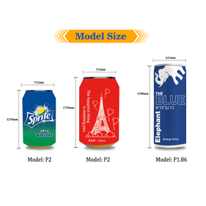 Affichage LED personnalisé en couleur pleine, flexible et incurvé en forme de canette et de bouteille de bière, solution publicitaire commerciale de haute qualité - Product Image 5