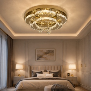 Lampes de plafond en acier inoxydable de haute qualité, luminaires personnalisés pour villas et appartements, luminaires de plafond LED - Product Image 1