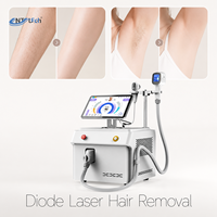Épilation laser permanente, épilation laser 808, machine d'épilation laser à diode 808 nm