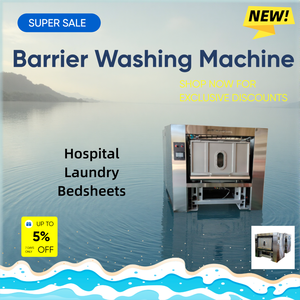 Machines à laver industrielles chinoises pour hôpitaux, barrière automatique pour lavadoras, lave-linge pour vêtements, équipement de nettoyage pour hôtels - Product Image 3