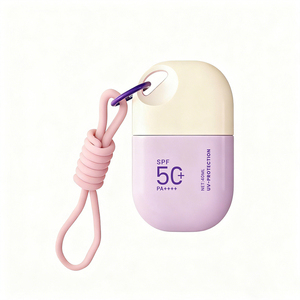 Trending Portable Hanging Strap Squeeze Bottle PE Facial Cleanser Tube Hand Cream Bottle <b>Sunscreen</b> Bottle Custom Packaging - Product Image 2