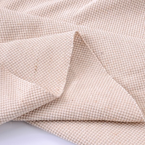 Tela de Tapicería de Poliéster para Sofás, Material Textil para el Hogar, Diseño a Cuadros, Color <span class=keywords><strong>Beige</strong></span>, Textura Dobby, Venta de Fábrica TengHui - Product Image 4