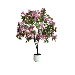 Árbol Artificial de Buganvilla Rosa Realista al Tacto, en Maceta, para Decoración de Entrada del Hogar, Venta al Por Mayor de Fábrica - Product Image 3