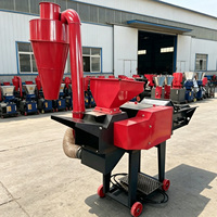 Machine à ensilage multifonctionnelle à double moteur pour la découpe de la paille et le broyage du maïs, idéale pour l'élevage avicole - Vente chaude
