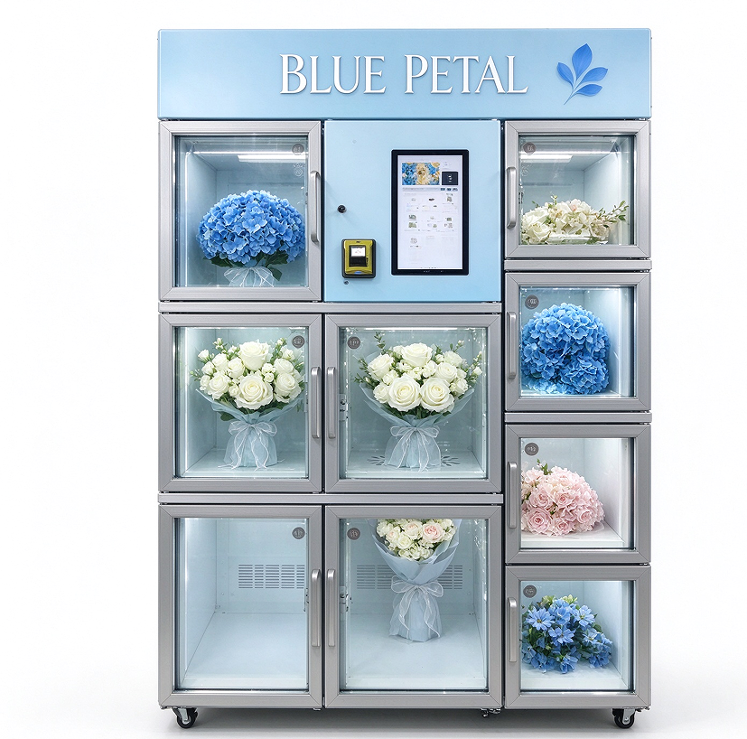Integral Response Control Automatic Flower Bouquet Vending Machine Temperature Control Equipment ...