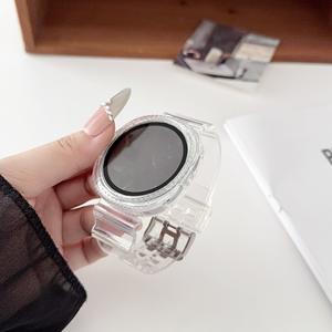 Custodia per cinturino trasparente traspirante da 2 in 1 TPU per orologio 8 40/44/46mm cinturino per orologio classico - Product Image 6