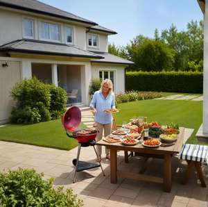 <b>Portable</b> Foldable Metal Outdoor <b>Gas</b> BBQ Grill with Simple Design - Product Image 3