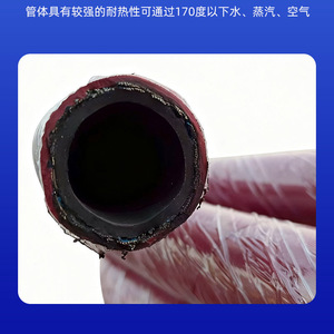 Tuyau de vapeur en fil d'acier Hengshui Bailong 5,7 mm en caoutchouc EPDM haute pression pour usage industriel - Product Image 4
