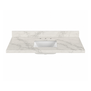 Meuble-lavabo moderne TH Heritage avec dessus en pierre, options granit et marbre, découpe sur mesure, vente en gros Vietnam - Product Image 1