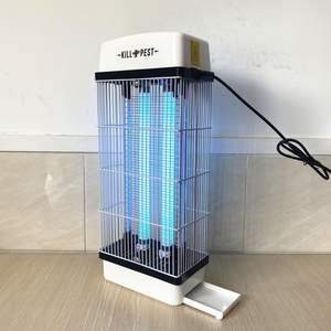 JN مصباح ذبابة عالي الضغط طراز قفص الطيور متعدد الزوايا مصدر ضوء ليد صاعق حشرات بلاستيكي للتحكم في الحشرات للمنزل - Product Image 2