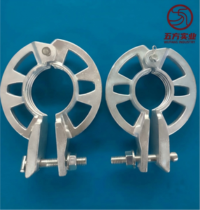 Accessoires d'échafaudage Ringlock : Rosette, Disque de raccordement, Serre-câble, Boulon en T, Raccord de base - Acier Q235 Galvanisé à chaud BS-1139 - Product Image 1