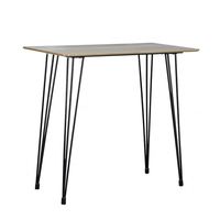 Pas cher prix rond extérieur en plastique haut tables de bar pliable en aluminium blanc noir rouge table de bar ensemble