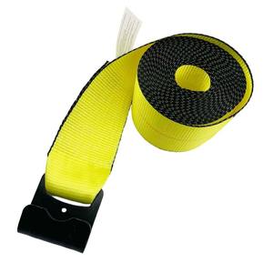 Promotion de haute qualité 4 pouces 100mm <span class=keywords><strong>camion</strong></span> à plat charge de cargaison <span class=keywords><strong>sangle</strong></span> d'arrimage <span class=keywords><strong>enrouleur</strong></span> de <span class=keywords><strong>sangle</strong></span> de treuil avec crochet plat pour remorque - Product Image 5