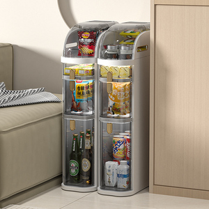 Vente en gros de tiroirs de <span class=keywords><strong>rangement</strong></span> en plastique à fentes à 2-5 niveaux avec couvercle rabattable, étagère de cuisine, salle de bain, maison pour boîtes et bacs de <span class=keywords><strong>rangement</strong></span> - Product Image 3