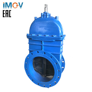 Vanne à opercule souple en fonte DN100, vente directe usine, commande manuelle pour l'eau - Product Image 4