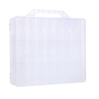 Organisateur de boîte de bobine de fil avec double face 48 compartiments