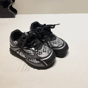 Tênis de malha de fundo grosso unisex para crianças, tênis esportivo de caminhada escolar para homens, moda unissex - Product Image 6