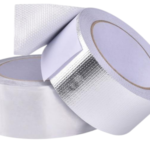 Klimaanlagen-Rohrwickelband Hitzebeständiges Glasfaser-Aluminiumfolienband für Industrielle Belüftungs- und Kanalsysteme - Product Image 1